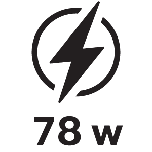 กำลังไฟ 78วัตต์