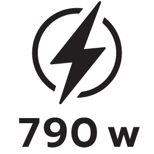 กำลังไฟ 790วัตต์