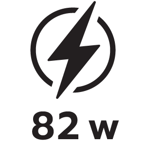 กำลังไฟ 82วัตต์