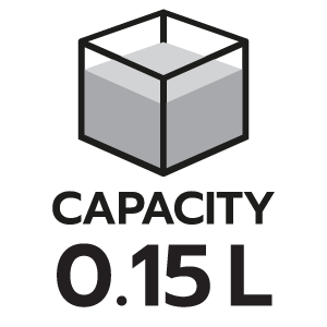 ความจุ 0.15ลิตร