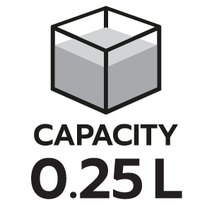 ความจุ 0.25ลิตร