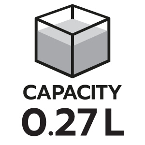 ความจุ 0.27ลิตร