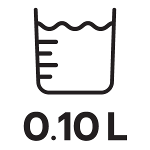 ความจุน้ำ 0.10ลิตร