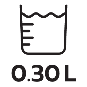 ความจุน้ำ 0.30ลิตร