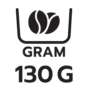 ความจุโถบดเมล็ดกาแฟ 130กรัม