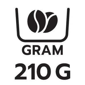 ความจุโถบดเมล็ดกาแฟ 210กรัม