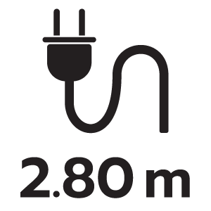 ความยาวสายไฟ 2.80เมตร