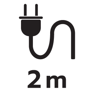 ความยาวสายไฟ 2เมตร