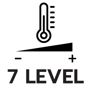 ปรับระดับความร้อน 7ระดับ
