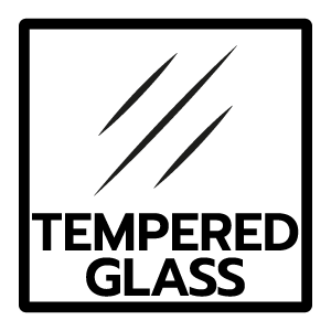 วัสดุหลัก กระจกนิรภัย