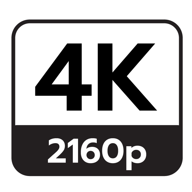 ความละเอียดหน้าจอ 4K (2160P)