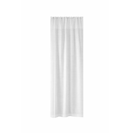 HOME LIVING STYLE SHEER CURTAIN HIDE TAP SCOTT 150X250CM WHITE