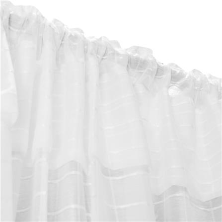 HOME LIVING STYLE SHEER CURTAIN HIDE TAP SCOTT 150X250CM WHITE