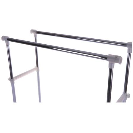 CLOTH RACK WITH 6 DRAWERS WITH WHEELS PLIM W150XD47XH165CM WHITE