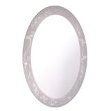 MOYA SANDBLASTED MIRROR SILVER VM-M50 80X60CM OVAL