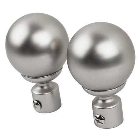 HLS FINIALS BALL 19MM SILVER