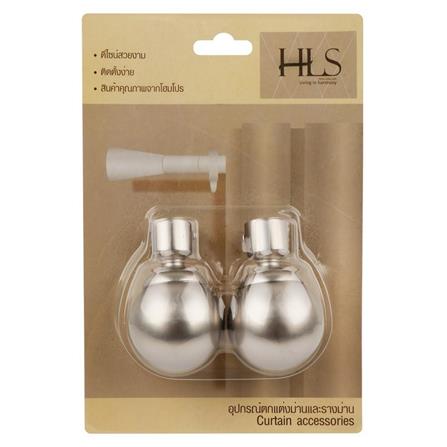 HLS FINIALS BALL 19MM SILVER