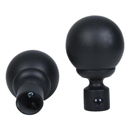 HLS FINIALS BALL 19MM BLACK