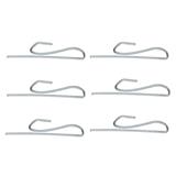 PLEAT CURTAIN HOOK HOME LIVING STYLE SILVER 80PCS