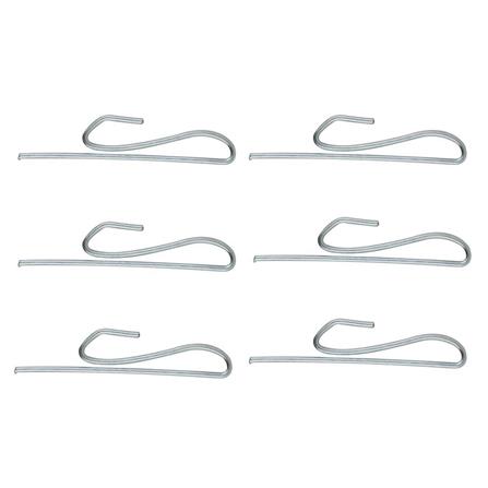 PLEAT CURTAIN HOOK HOME LIVING STYLE SILVER 80PCS
