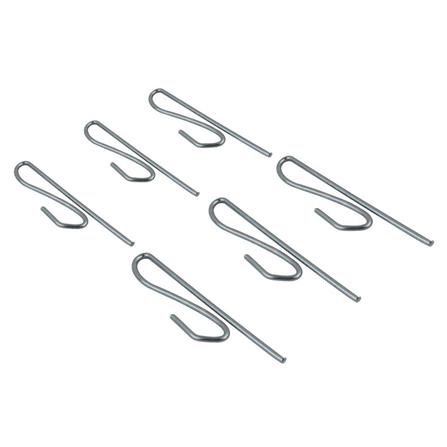 PLEAT CURTAIN HOOK HOME LIVING STYLE SILVER 80PCS