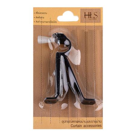 WALL BRACKET HOME LIVING STYLE STEEL 1-LAYER 19MM BLACK