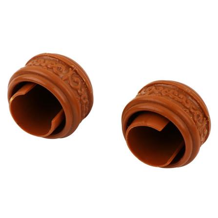 FINIALS HOME LIVING STYLE SMALL 25MM BROWN