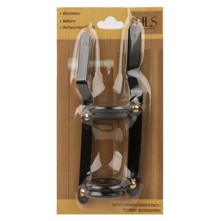 SLIDE RING STEEL PAIR 33MM DARK BROWN HLS