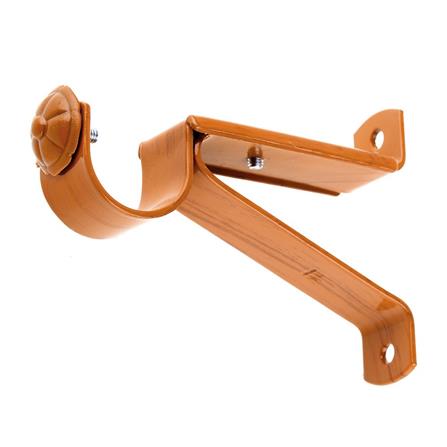 WALL BRACKET HOME LIVING STYLE STEEL 1-LAYER 25MM BROWN
