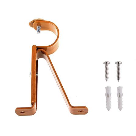 WALL BRACKET HOME LIVING STYLE STEEL 1-LAYER 25MM BROWN