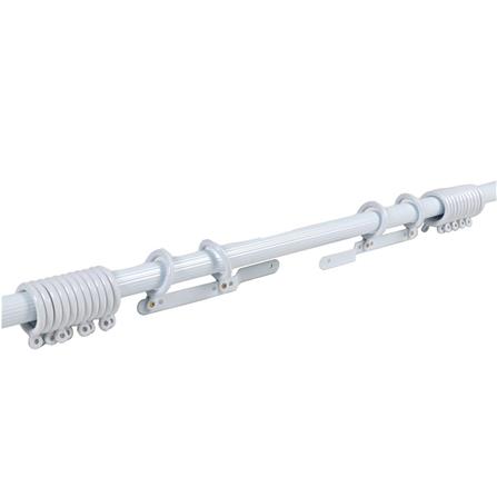 ROD ALUMINIUM OVAL 1 LAYER 2.5M WHITE HOME LIVING STYLE