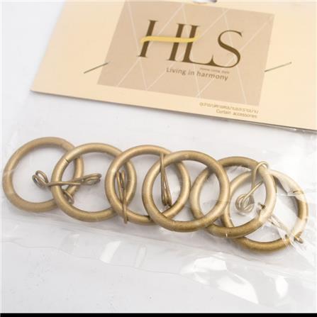 CURTAIN RINGS HOME LIVING STYLE DR004 30MM GOLDEN