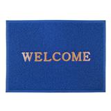 DOOR MAT HOME LIVING STYLE WELCOME 60X80CM BLUE