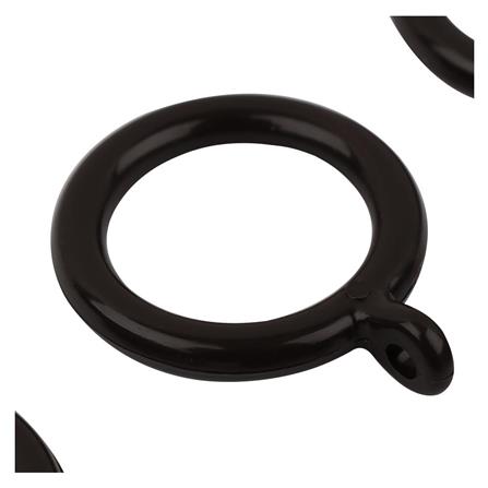 CURTAIN RINGS HOME LIVING STYLE 33MM DARK BROWN 10PCS