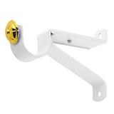 WALL BRACKET HOME LIVING STYLE STEEL 1-LAYER 25MM WHITE