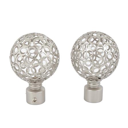 FINIALS HOME LIVING STYLE STENCIL 19MM SILVER
