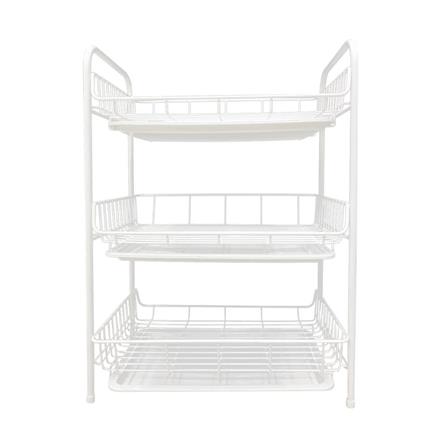KITCHEN WIRE SHELF HC/EKONO 813 3-TIER WHITE