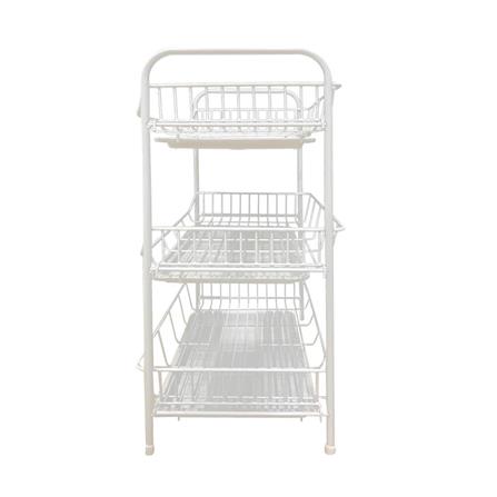 KITCHEN WIRE SHELF HC/EKONO 813 3-TIER WHITE