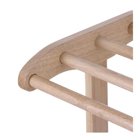 TOWEL RACK WOODEN 5 BARS NATURAL PLIM