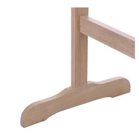 TOWEL RACK WOODEN 5 BARS NATURAL PLIM