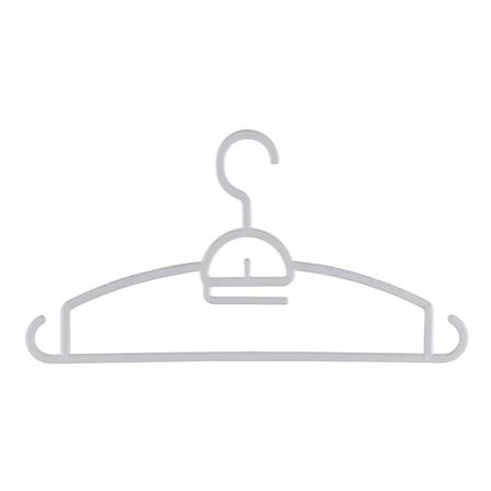 CLOTHES HANGER PLIM H1174,P1174 WHITE PACK6
