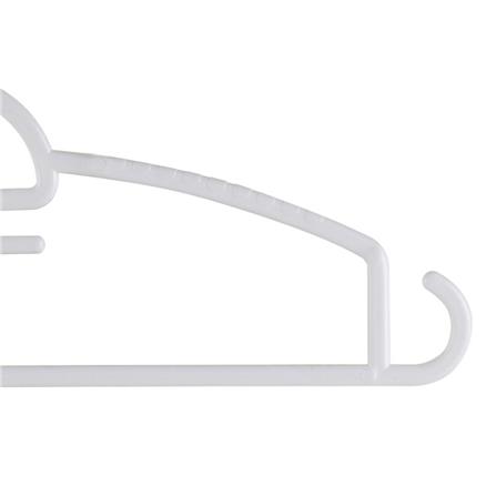 CLOTHES HANGER PLIM H1174,P1174 WHITE PACK6