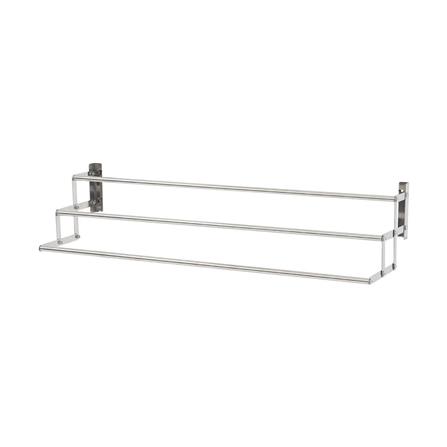 WALL RACK STAINLESS 3 STEPS 100cm PLIM