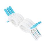 CLOTH CLIP JUMBO PLIM WHITE/BLUE PACK6