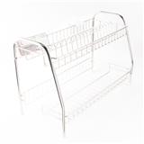 2-TIER STAINLESS DISH DRAINER RACK EKONO L