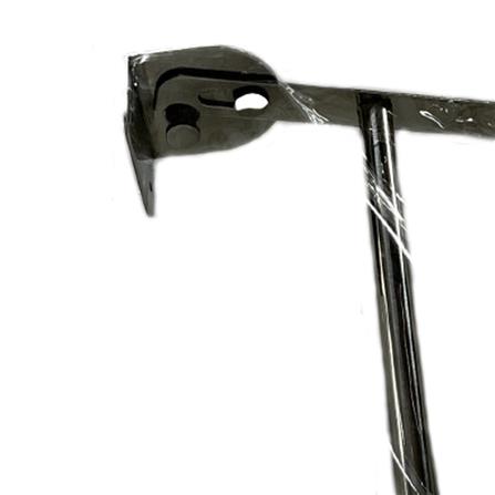 WALL RACK STAINLESS FOLDABLE 3 BARS 80cm PLIM