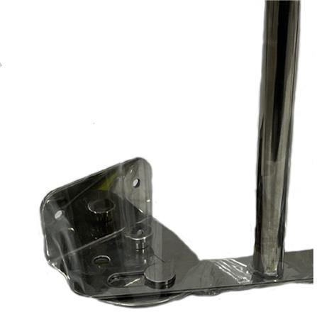 WALL RACK STAINLESS FOLDABLE 3 BARS 80cm PLIM