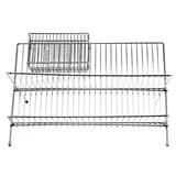 X-SHAPED DISH DRAINER RACK WITH CUTLERY HOLDER KECH HP-015