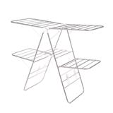 TOWEL RACK STNLESS 2TIER FOLDABLE 137X60X112CM PLIM