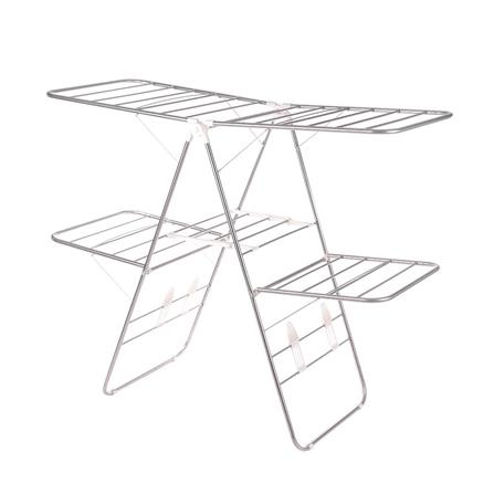 TOWEL RACK STNLESS 2TIER FOLDABLE 137X60X112CM PLIM